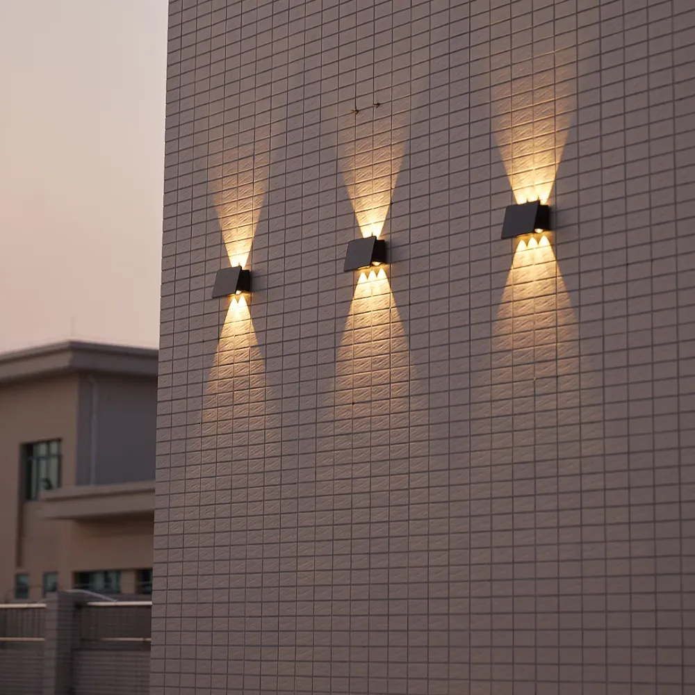 Eko-Light Solar-Außenwandleuchte, Höhe 6,4 cm