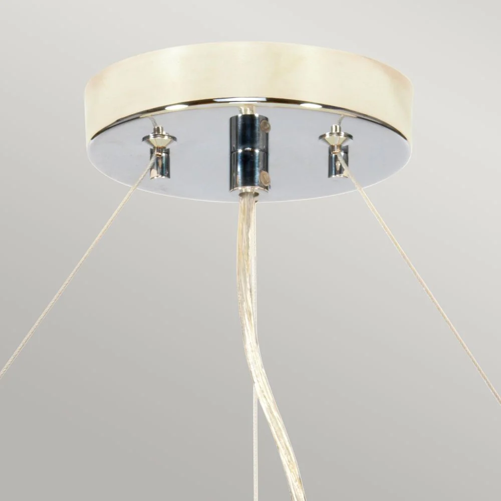 Pendelleuchte Elstead Lighting (DL-PEARCE26-5LT-IV-PC) Pearce, Baustahl, E27, 5L