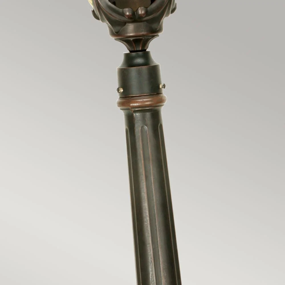 Straßenlaterne Elstead Lighting (PH4-M-OB) Philadelphia Metall, mundgeblasenes Glas E27
