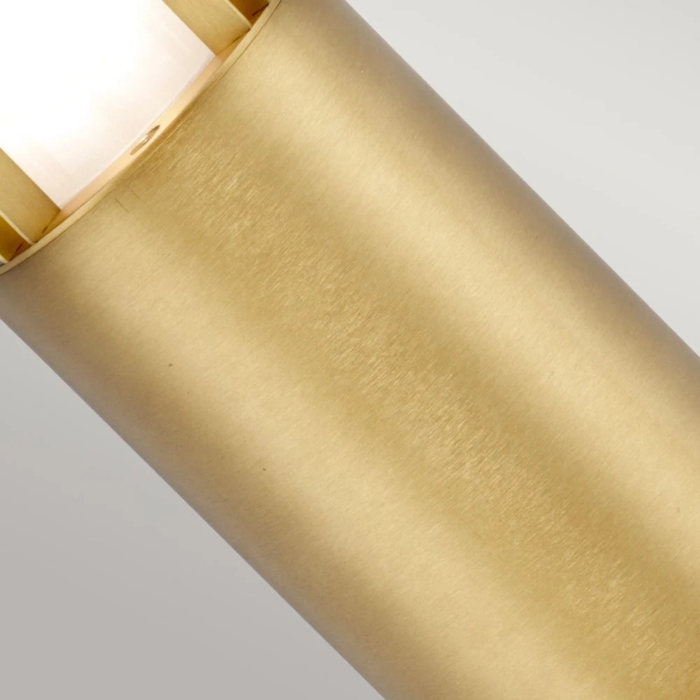 Straßenleuchte Elstead Lighting (PAIGNTON-MB-BRASS) Messing, mattiertes Glas E27