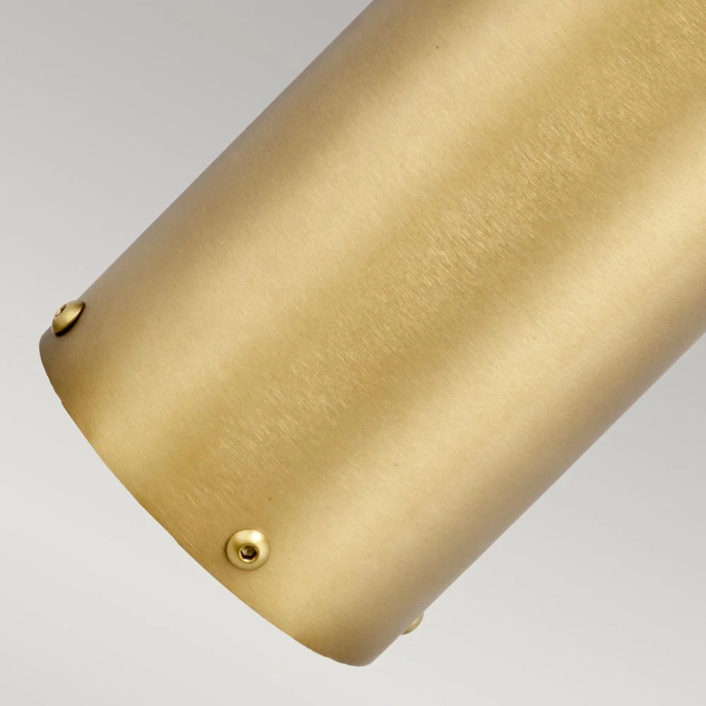 Straßenleuchte Elstead Lighting (PAIGNTON-MB-BRASS) Messing, mattiertes Glas E27