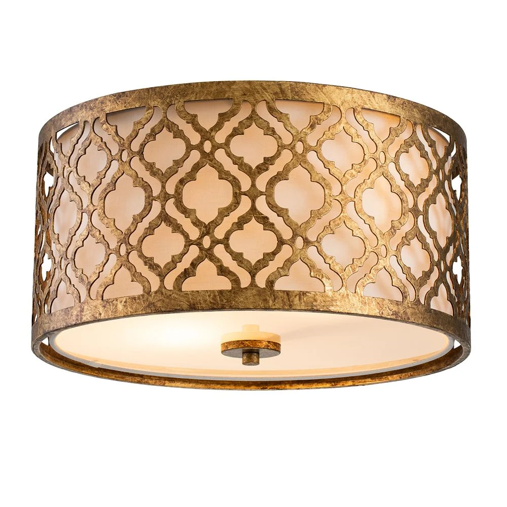 Unterputz-Leuchte Elstead Lighting (GN-ARABELLA-F) Arabella, Baustahl, E27, 2L