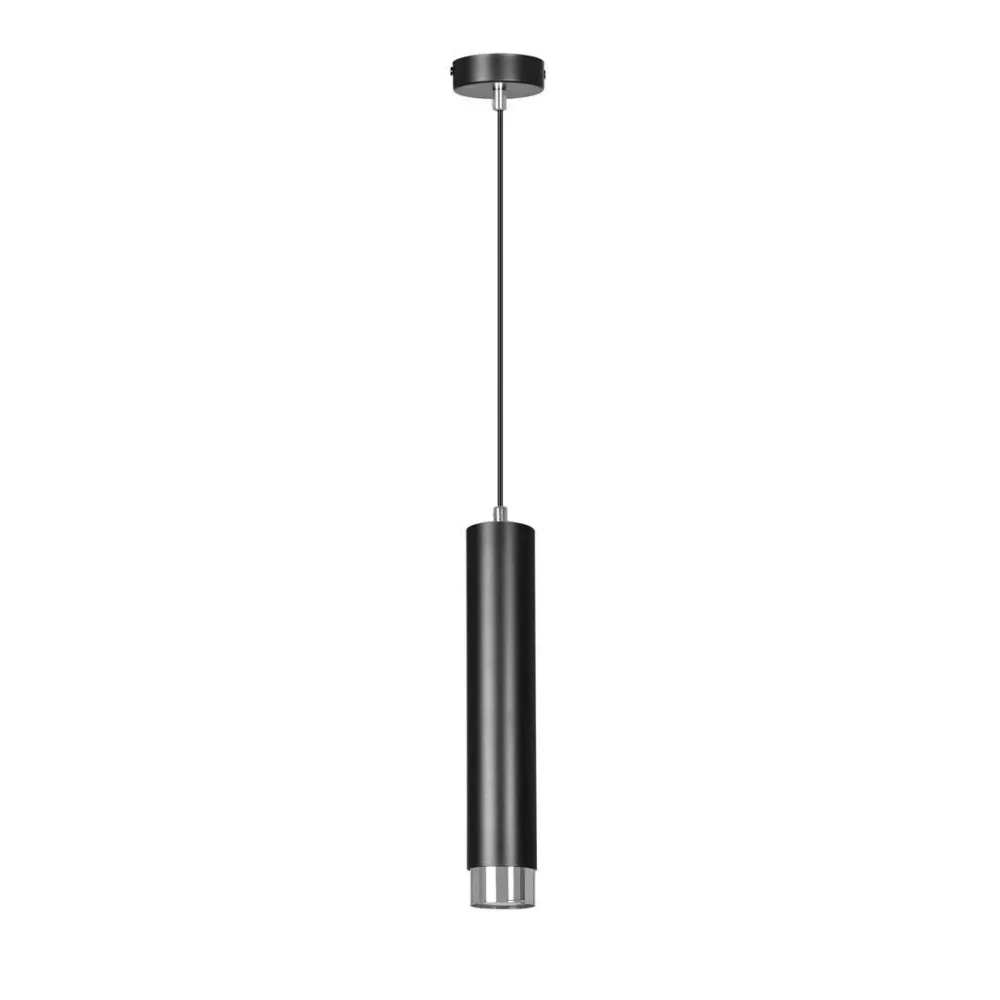 KIBO Pendelleuchte 1L, schwarz, GU10 Emibig