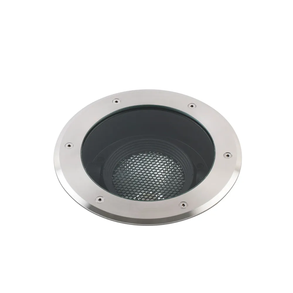 FARO Barcelona Geiser Strahler, Edelstahl, satiniert, LED, Höhe 26,5 cm