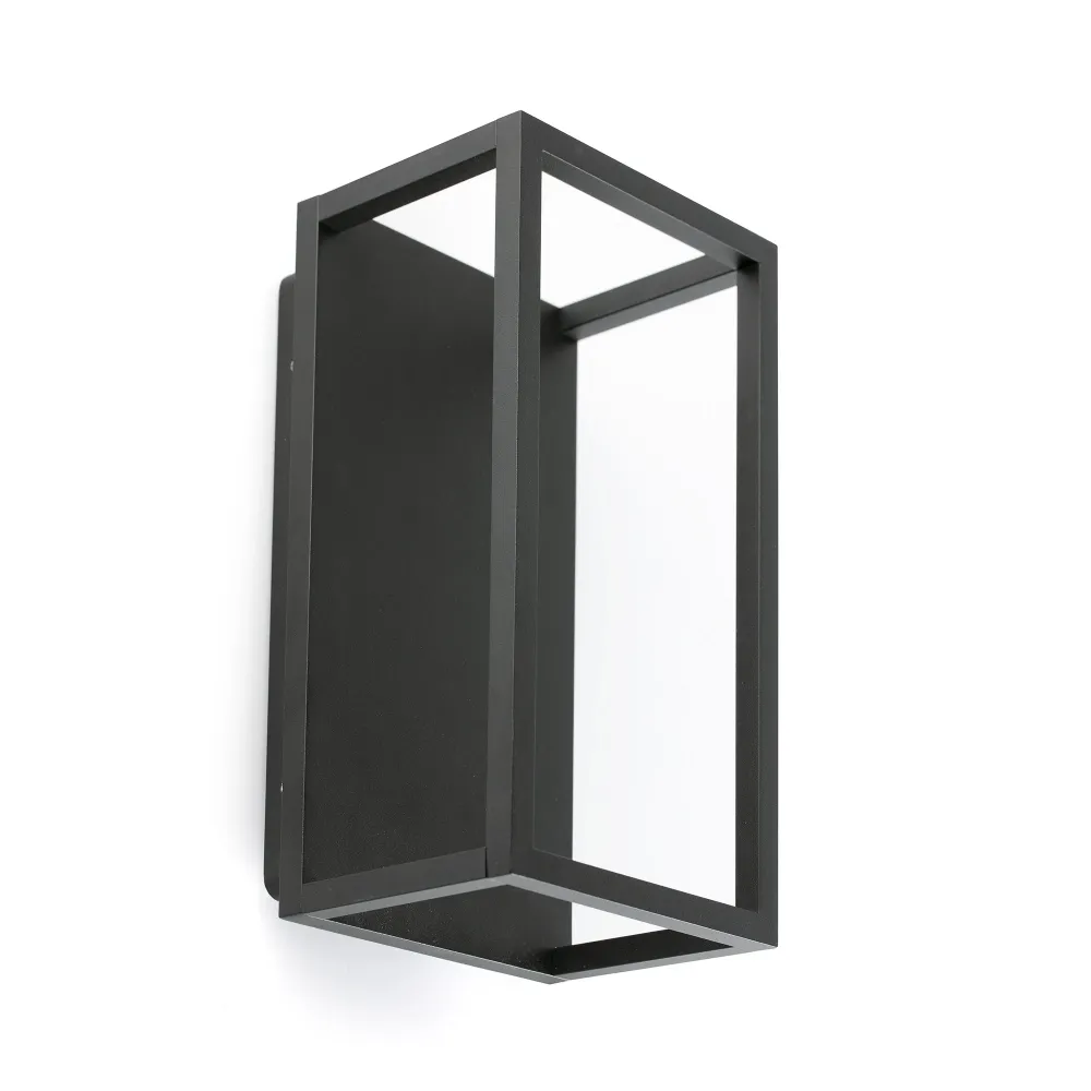 FARO Barcelona Kela Außenwandleuchte Aluminium schwarz LED