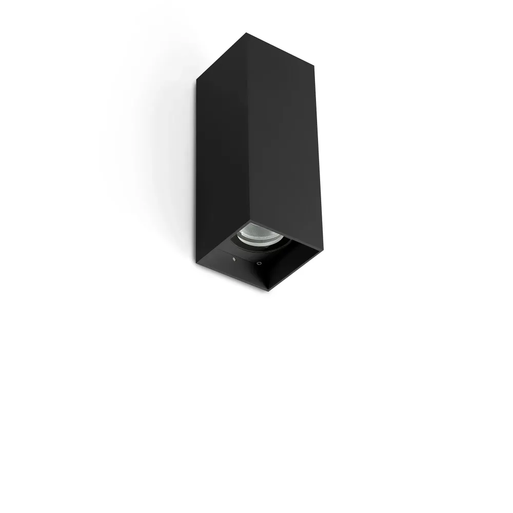 FARO Barcelona Kov Außenwandleuchte, Aluminium, weiß, LED, Höhe 13,8 cm