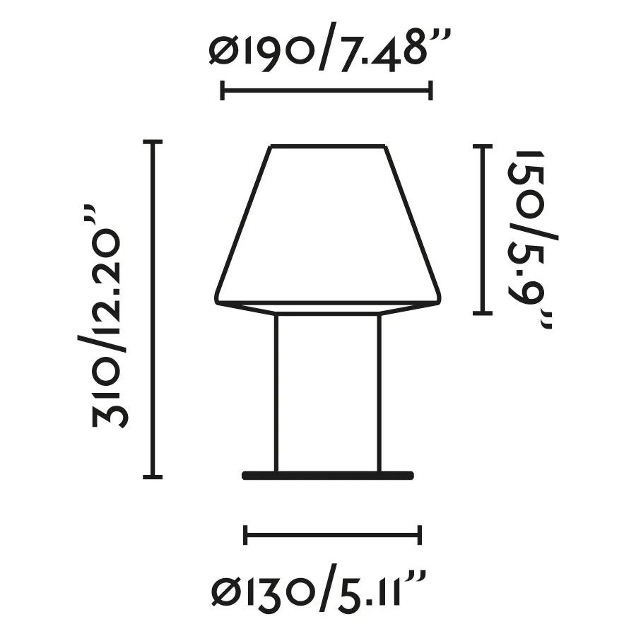 FARO Barcelona Mistu Außenwandleuchte, Aluminium, dunkelgrau, E27, Höhe 31,0 cm