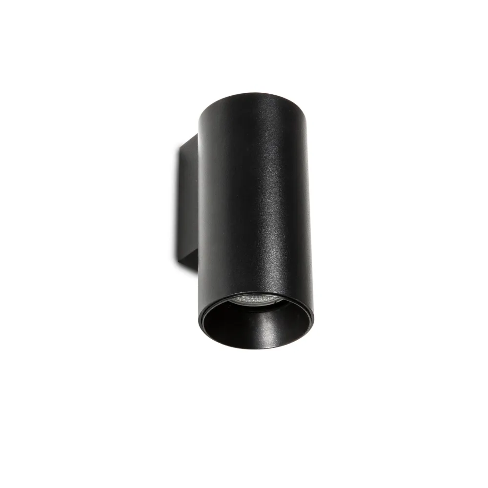 FARO Barcelona Stan Wandleuchte, Aluminium, mattweiß, GU10, Höhe 12,5 cm Matt