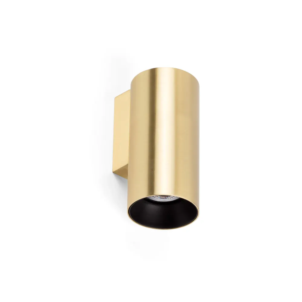 FARO Barcelona Stan Wandleuchte, Aluminium, mattweiß, GU10, Höhe 12,5 cm Matt