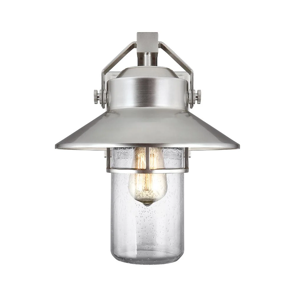 Außenwandleuchte Feiss (FE-BOYNTON2-M) Boynton epmm, klares, strukturiertes Glas E27