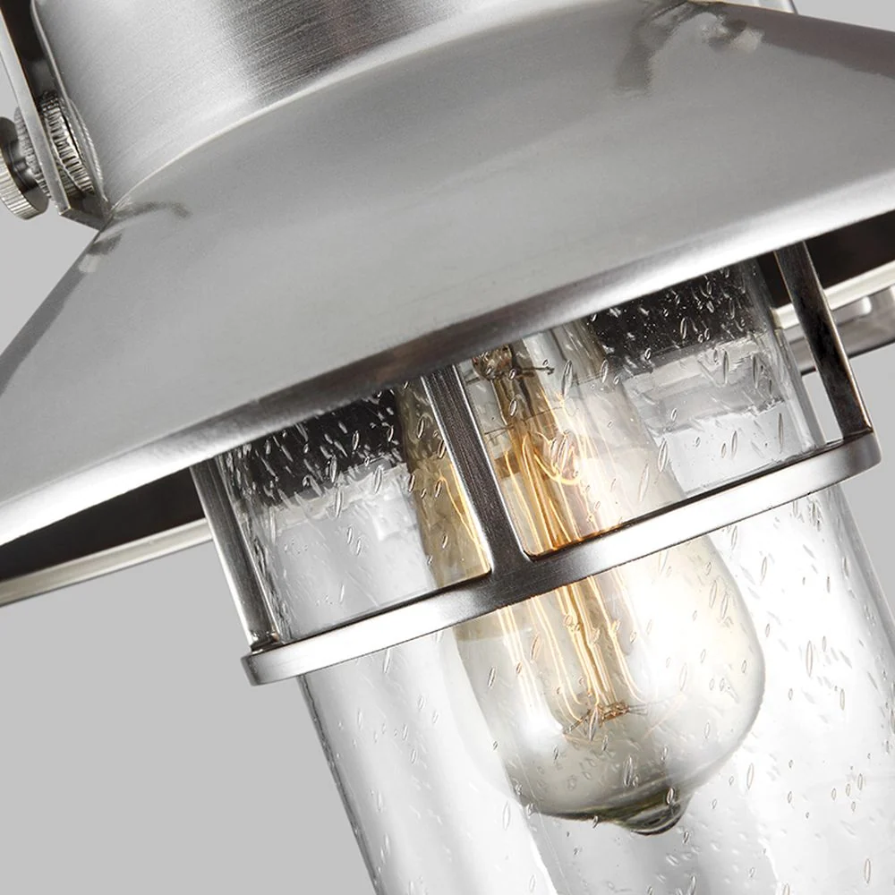 Außenwandleuchte Feiss (FE-BOYNTON2-M) Boynton epmm, klares, strukturiertes Glas E27