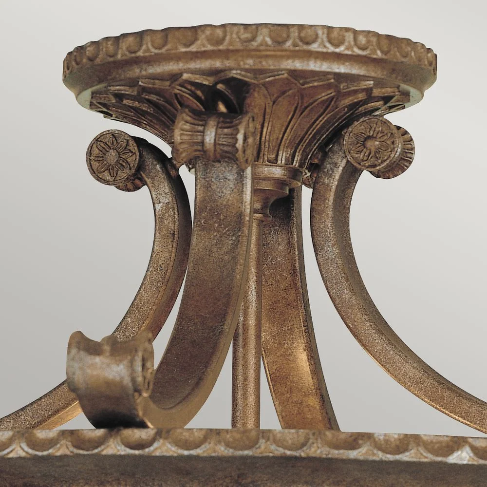 Unterputzleuchte Feiss (FE-STIRLING-CASTLESF) Stirling Castle Stahl, Glas E27 2L