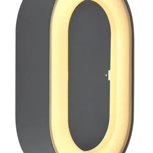 Außenwandleuchte Globo Lighting Sura Aluminium Anthrazit LED