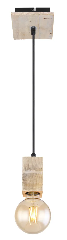 Globo Lighting Adalie Pendelleuchte, Metall, Schwarz, E27