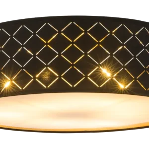 Globo Lighting Clarke Deckenleuchte, Metall, Nickel, E27, 6L