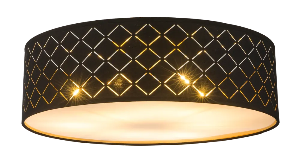 Globo Lighting Clarke Deckenleuchte, Metall, Nickel, E27, 6L