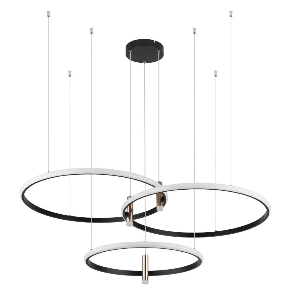 Globo Lighting Coco Pendelleuchte, Metall, Schwarz