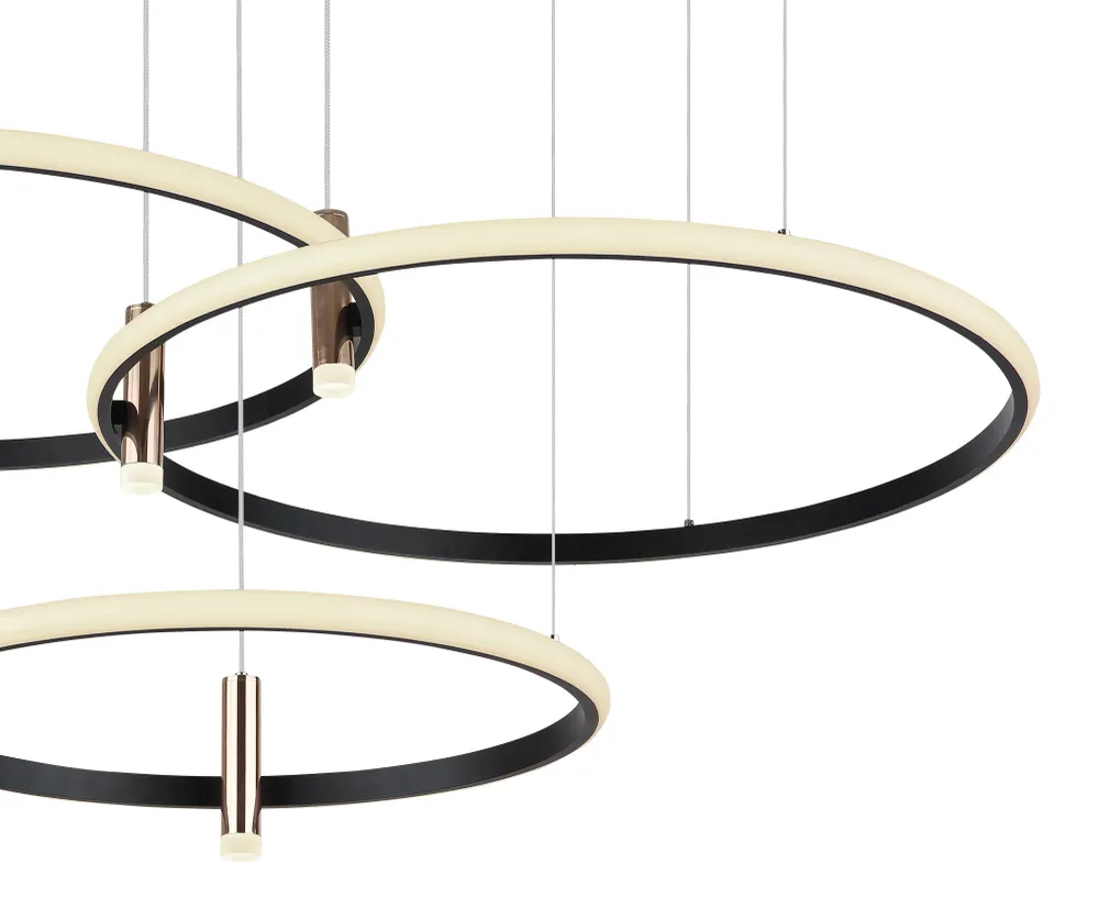 Globo Lighting Coco Pendelleuchte, Metall, Schwarz
