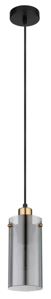 Globo Lighting Fanni Deckenpendelleuchte, Metall, Schwarz, E27