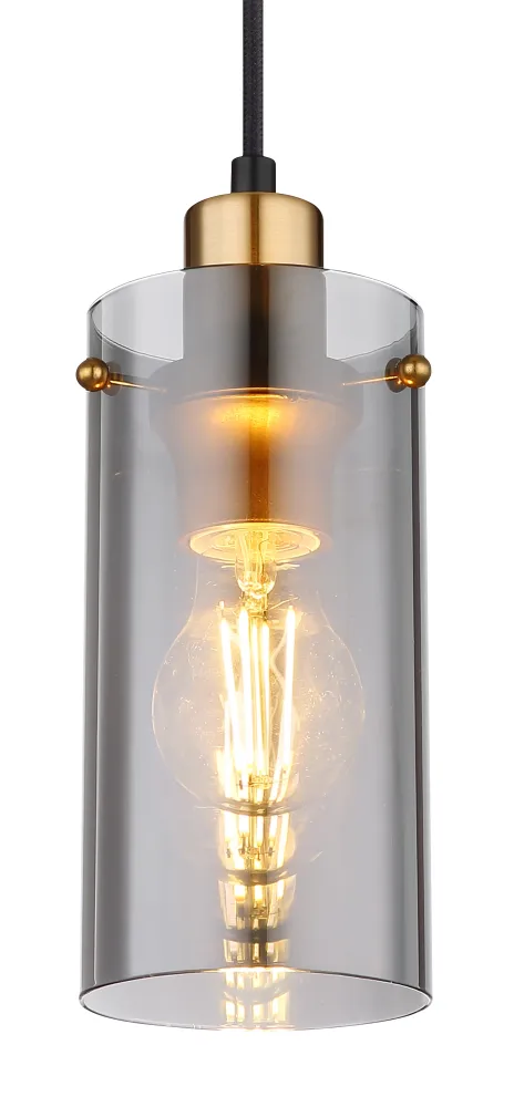 Globo Lighting Fanni Deckenpendelleuchte, Metall, Schwarz, E27