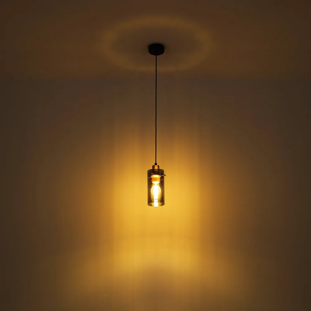 Globo Lighting Fanni Deckenpendelleuchte, Metall, Schwarz, E27