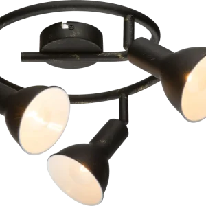 Globo Lighting Namus Deckenpendelleuchte, Metall, Schwarz, E14, 3L