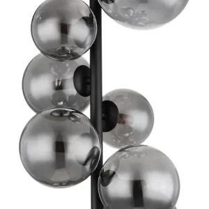 Globo Lighting Riha Deckenpendelleuchte, Metall, Schwarz, G9 8L