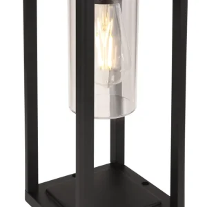 Stehleuchte Globo Lighting Candela Aluminium Schwarz E27