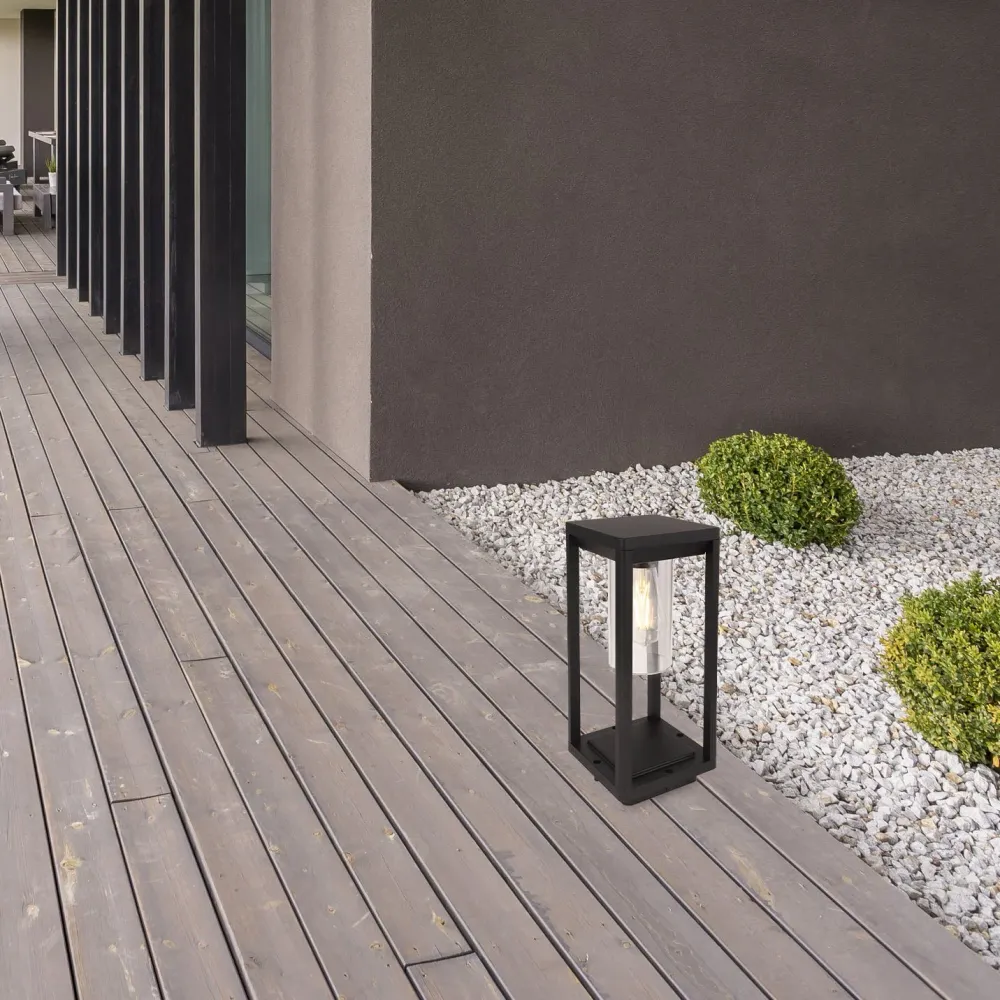 Stehleuchte Globo Lighting Candela Aluminium Schwarz E27