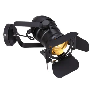Wandleuchte Globo Lighting Egon Metall schwarz E27