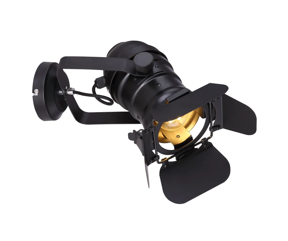 Wandleuchte Globo Lighting Egon Metall schwarz E27