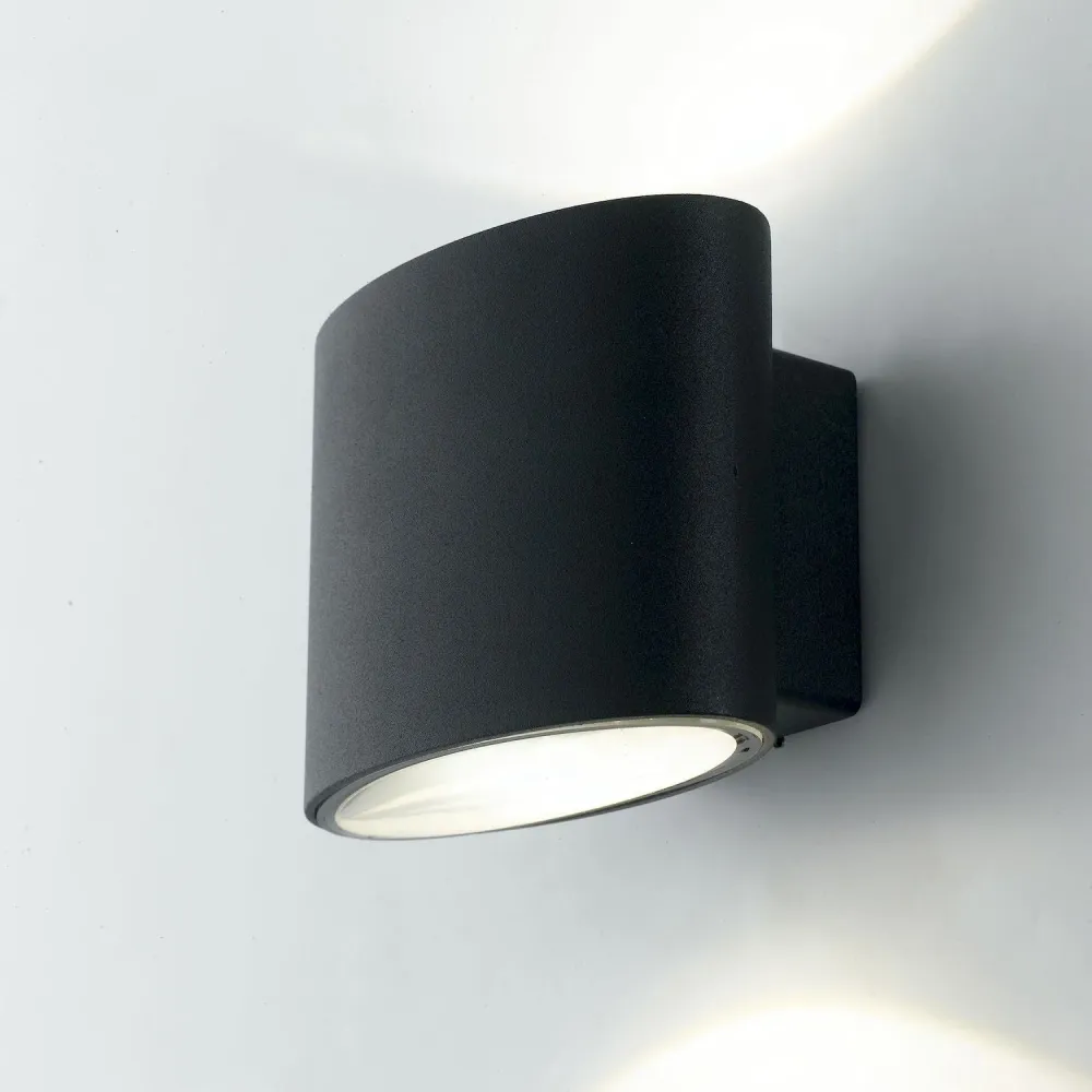 Wall sconce lamp Intec BOXTER aluminum LED White
