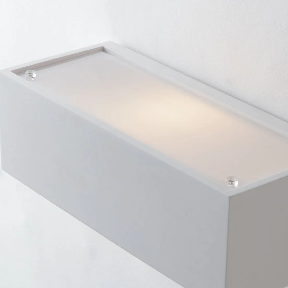 Washer sconce wall lamp Intec CANDIDA plastic E14