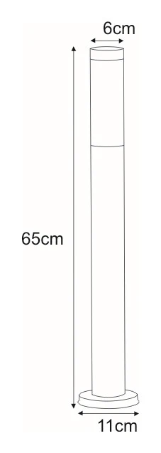 Kaja Anica 1L Gartenlaterne E27 H 65,0cm