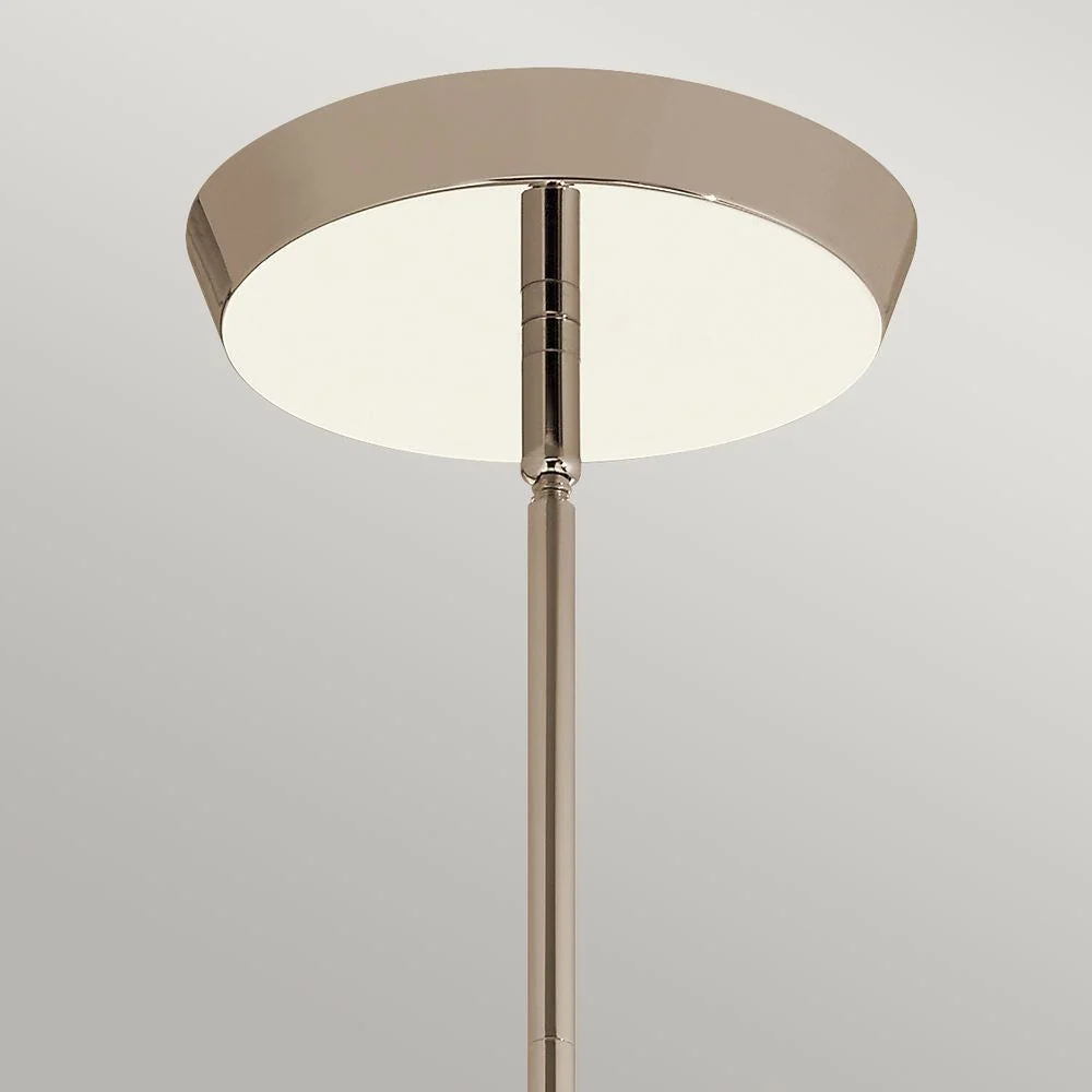 Kronleuchter Kichler (QN-KAYVA13-PN) Kayva Stahl, Aluminium, klares facettiertes Glas LED
