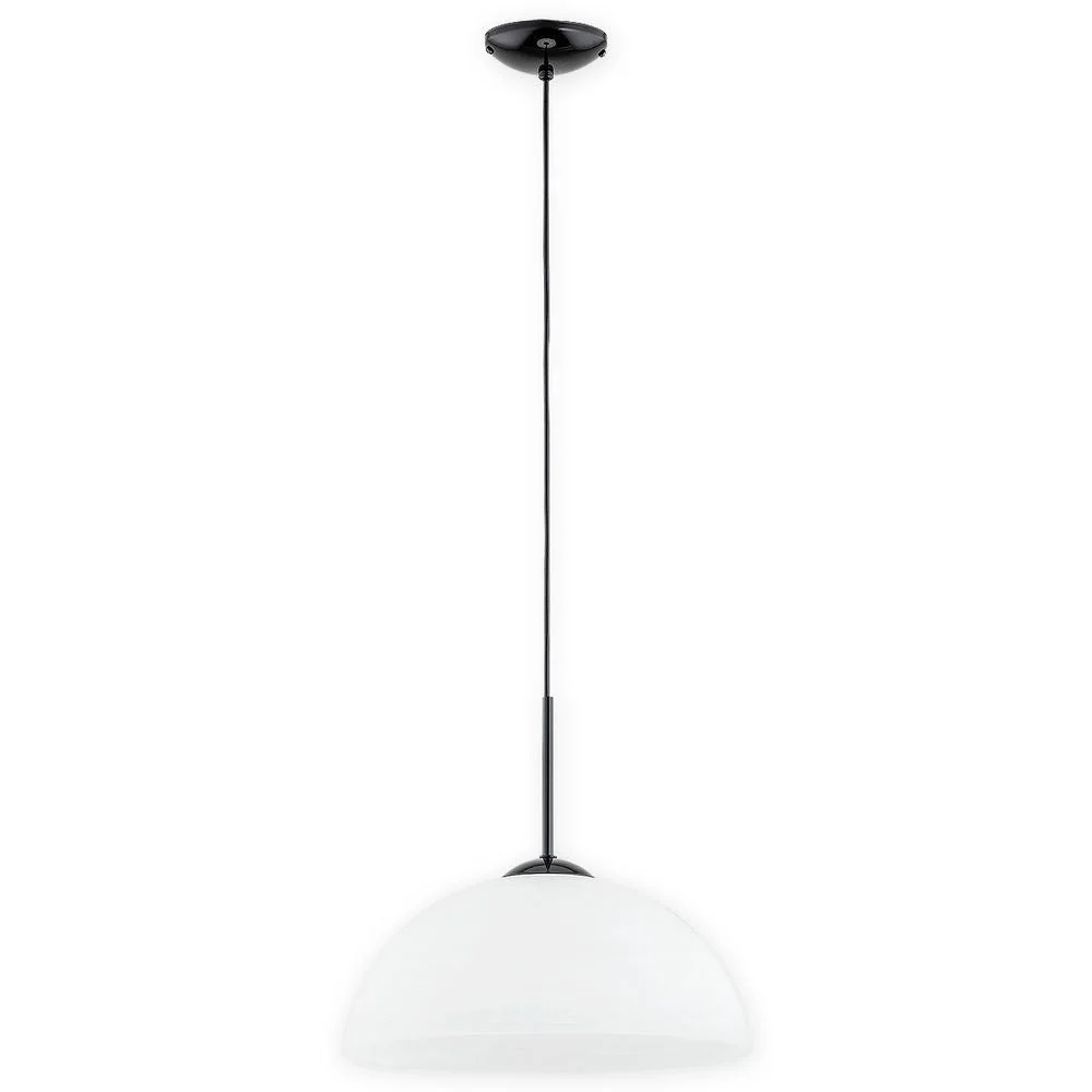 Pandantlampe Lemir Freja 1xE27 Stahl Glossy