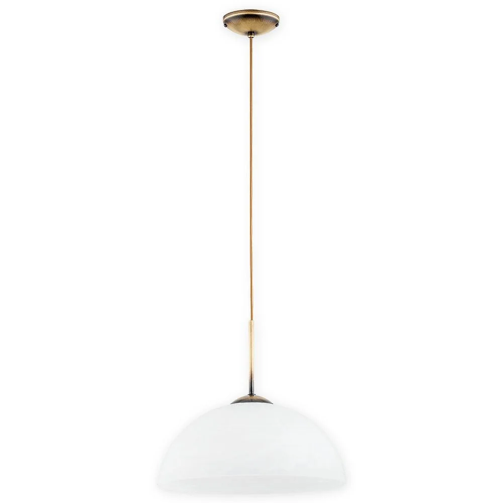 Pandantlampe Lemir Freja 1xE27 Stahl Glossy