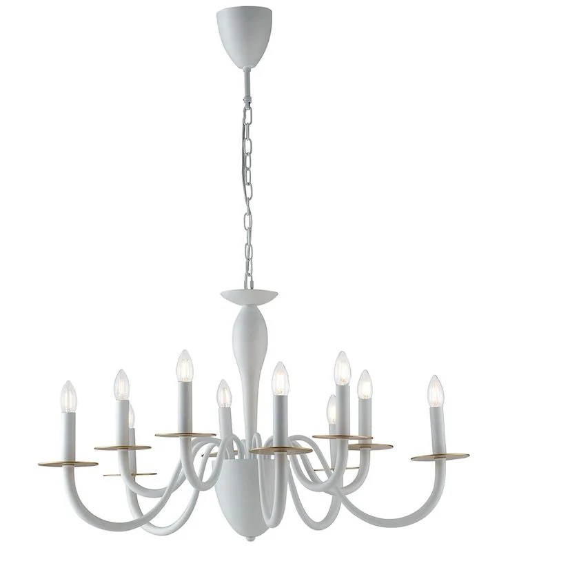 Chandelier Luce Ambiente e Design ARMSTRONG-10 Metal E14 White