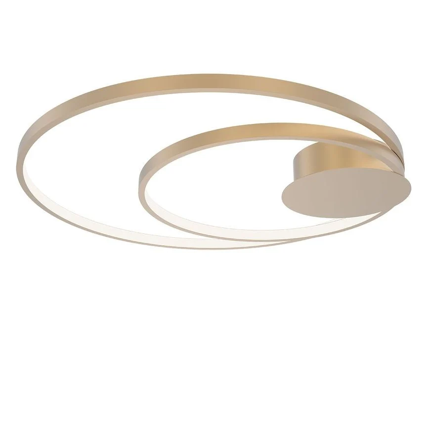 Flush mount ceiling lamp Luce Ambiente e Design DIEM aluminum LED White