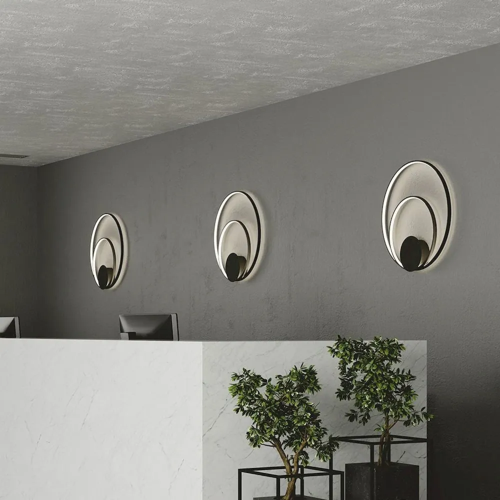 Flush mount ceiling lamp Luce Ambiente e Design DIEM aluminum LED White