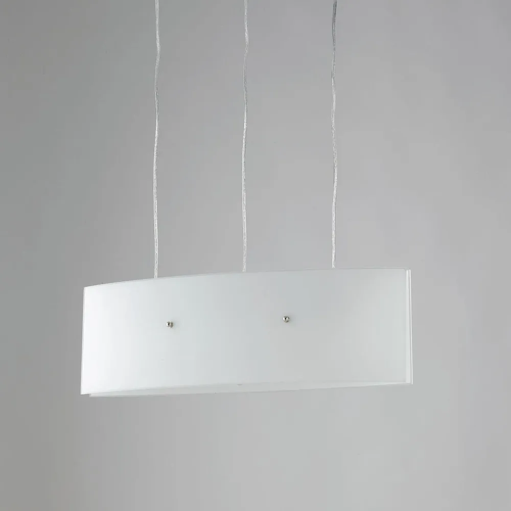 Linear pendant lamp Luce Ambiente e Design AMSTERDAM glass E27