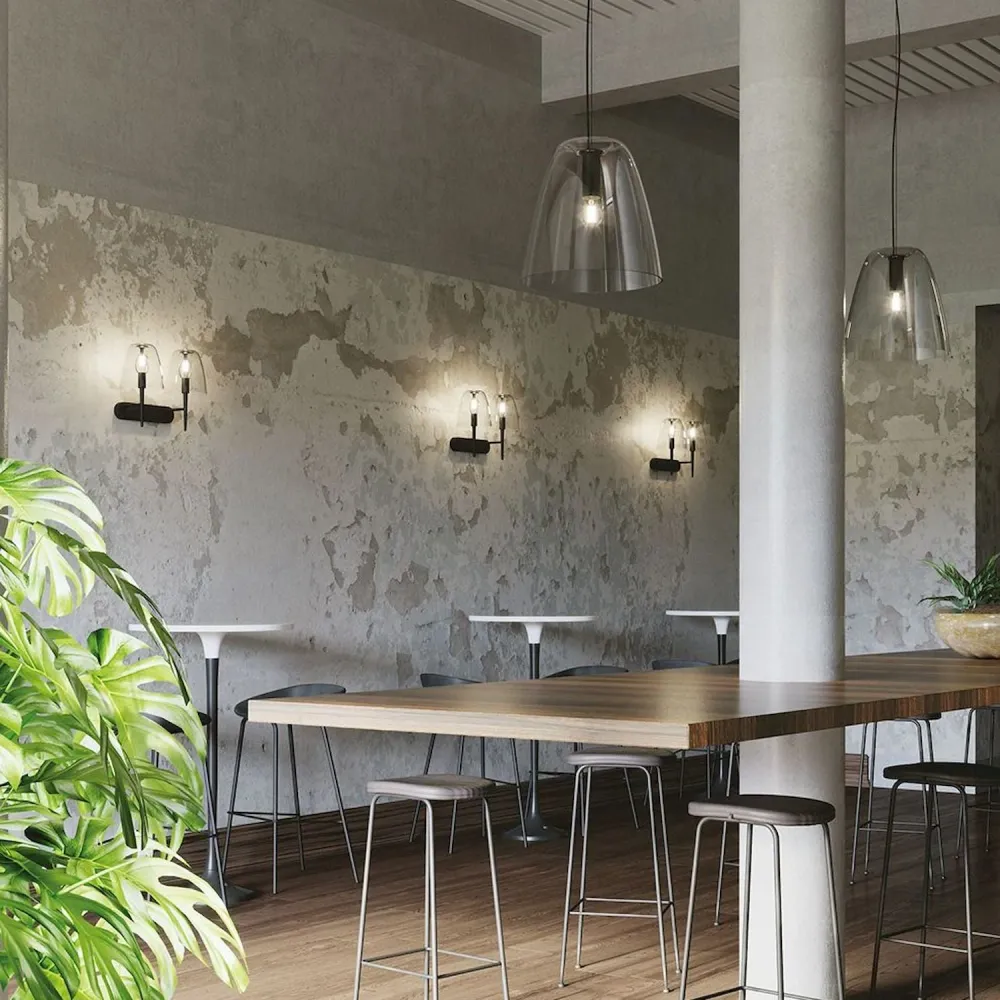 Pendant lamp Luce Ambiente e Design ARES metal E27 White