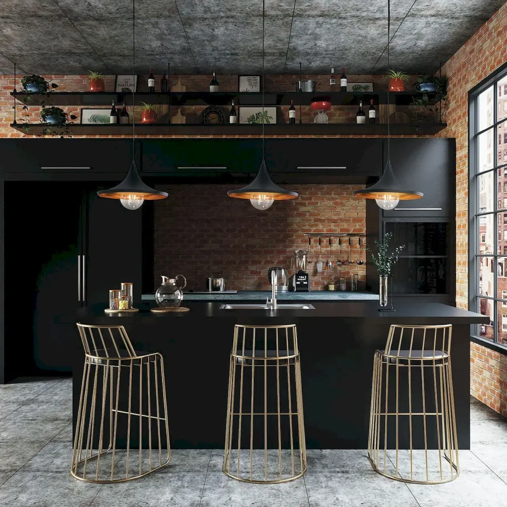 Pendant lamp Luce Ambiente e Design BROADWAY Metal E27