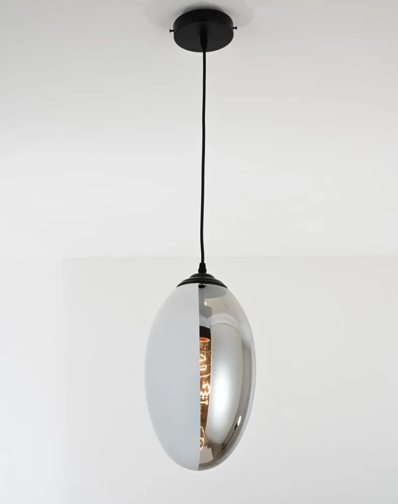 Lumina Deco Carlton 1L Pendelleuchte E27, Durchmesser 18 cm