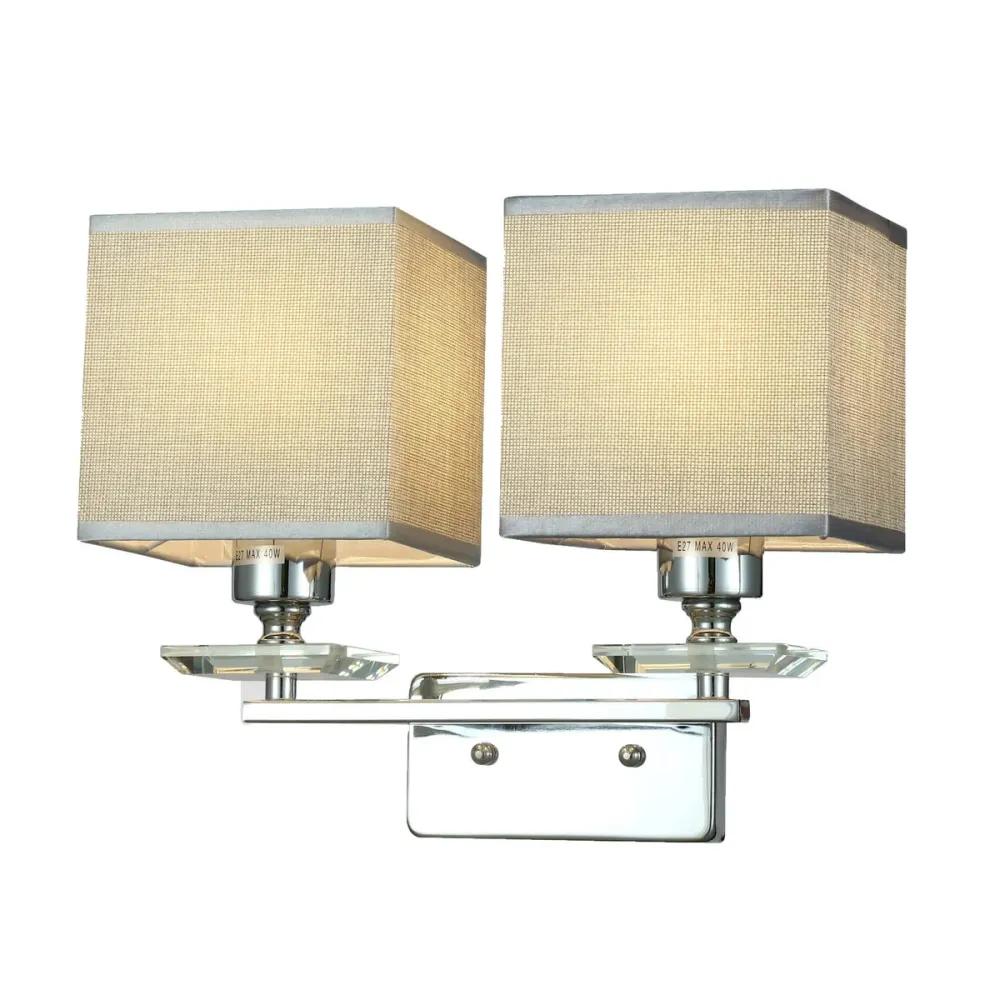 Lumina Deco Liniano 2L Wandleuchte E14, H 25 cm