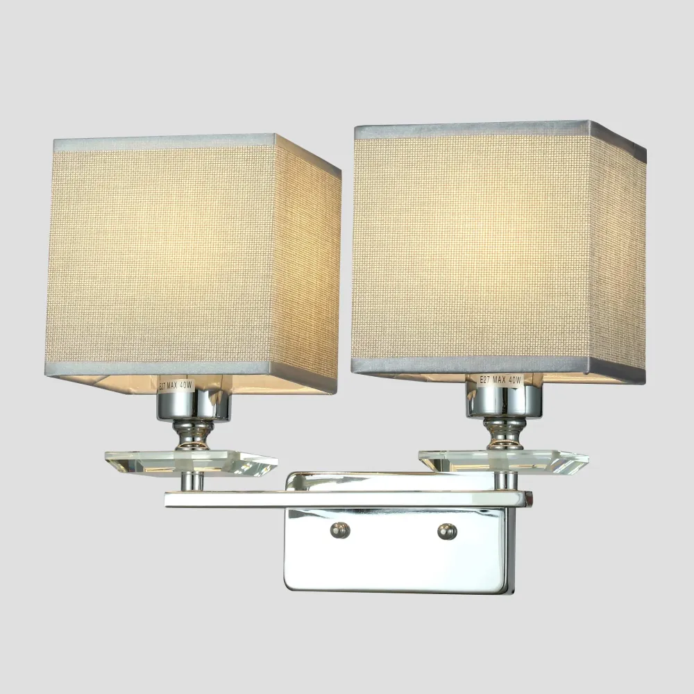 Lumina Deco Liniano 2L Wandleuchte E14, H 25 cm