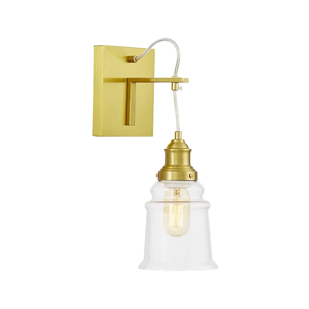 Lumina Deco Moletti 1L Wandleuchte E27, D 13cm Chrome