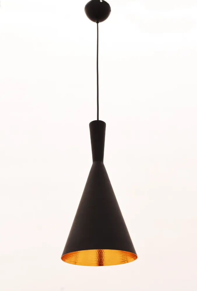 Lumina Deco 1L Pendelleuchte E27, Durchmesser 18,5 cm Black