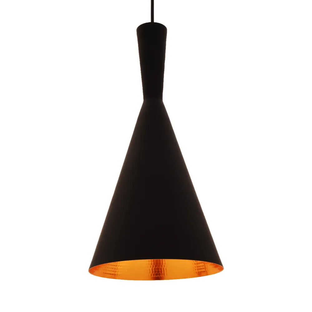 Lumina Deco 1L Pendelleuchte E27, Durchmesser 18,5 cm Black