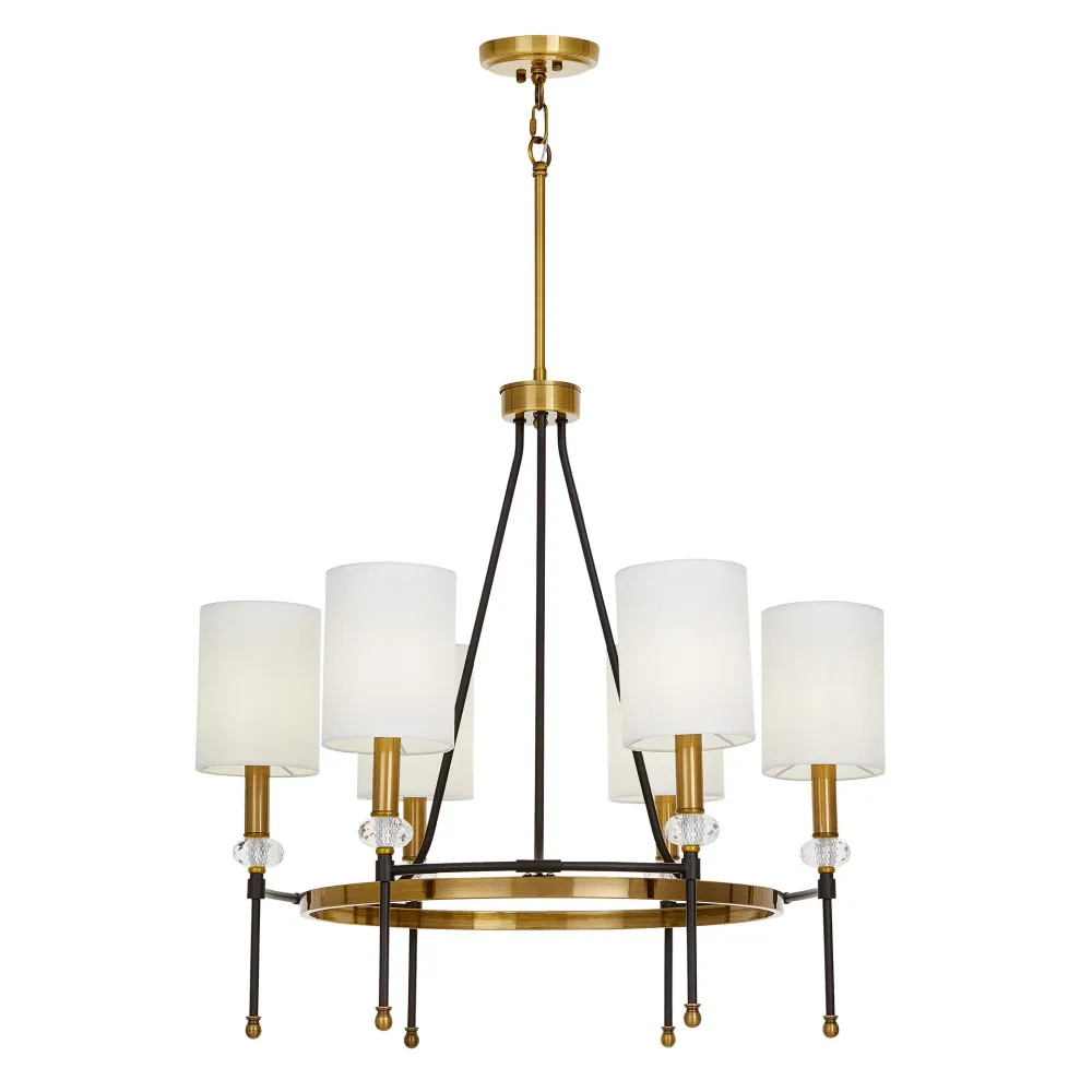Lumina Deco Rodezio 6L Kronleuchter E14, T 66cm